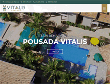 Tablet Screenshot of pousadavitalis.com.br